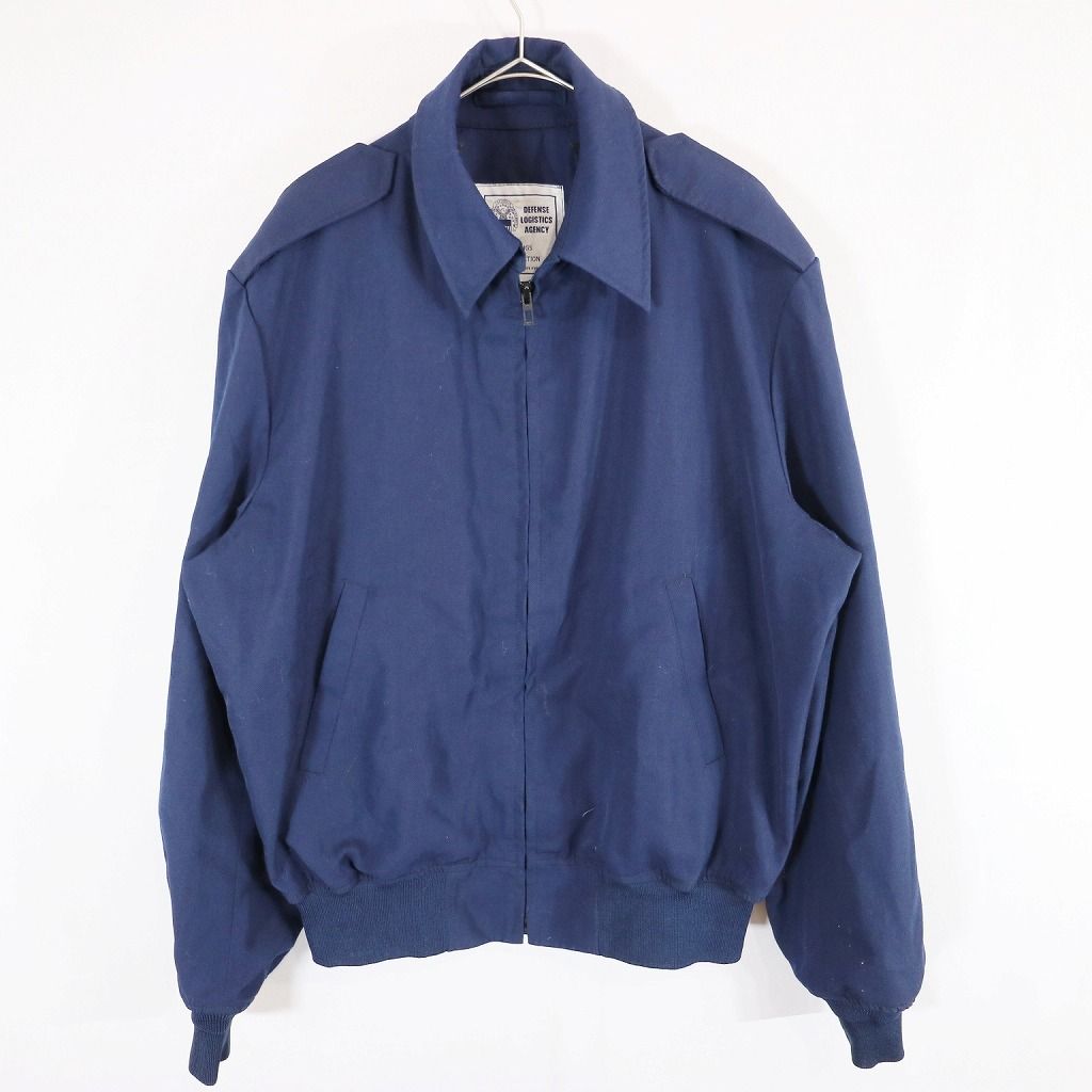 00年代 米軍実物 U.S.AIRFORCE フライトジャケット エポレット ネイビー (メンズ 44R) N5782