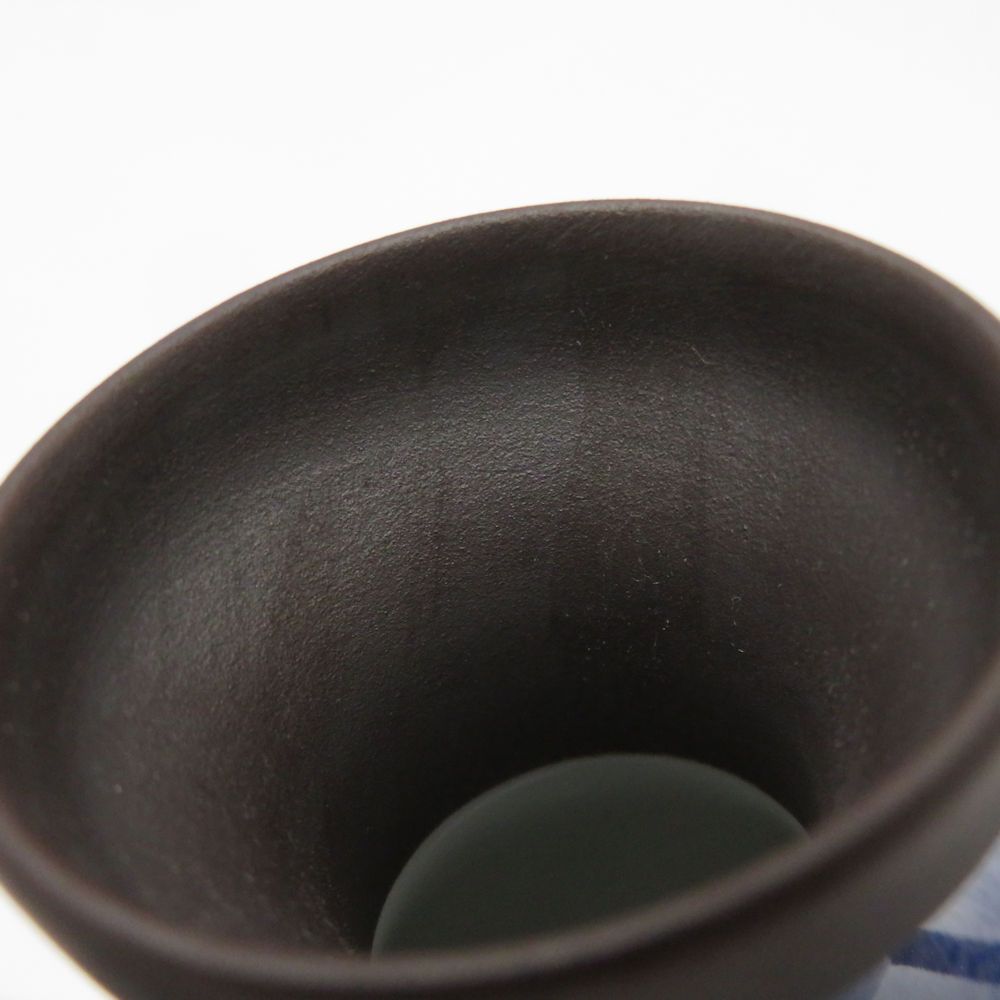 未使用 Fukagawa Seiji 深川製磁 百年庵 紫なでしこ 醤油さし 1