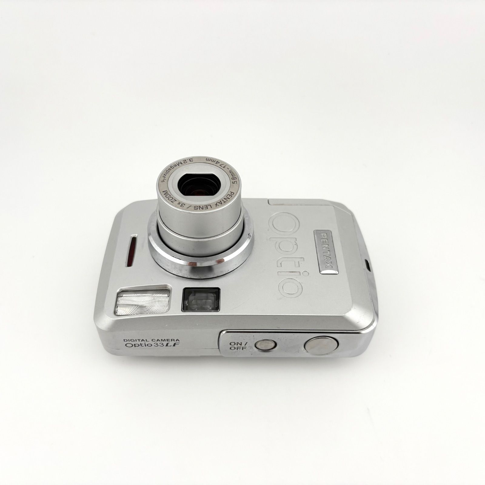 ᐠ 自撮り可能 ᐟ Pentax Optio 33LF 単三電池 SDカード付きコンデジ