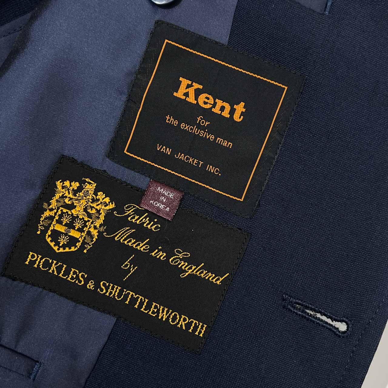 70s Kent ケント PICKLES&SHUTTLEWORK イングランド製生地 金ボタン