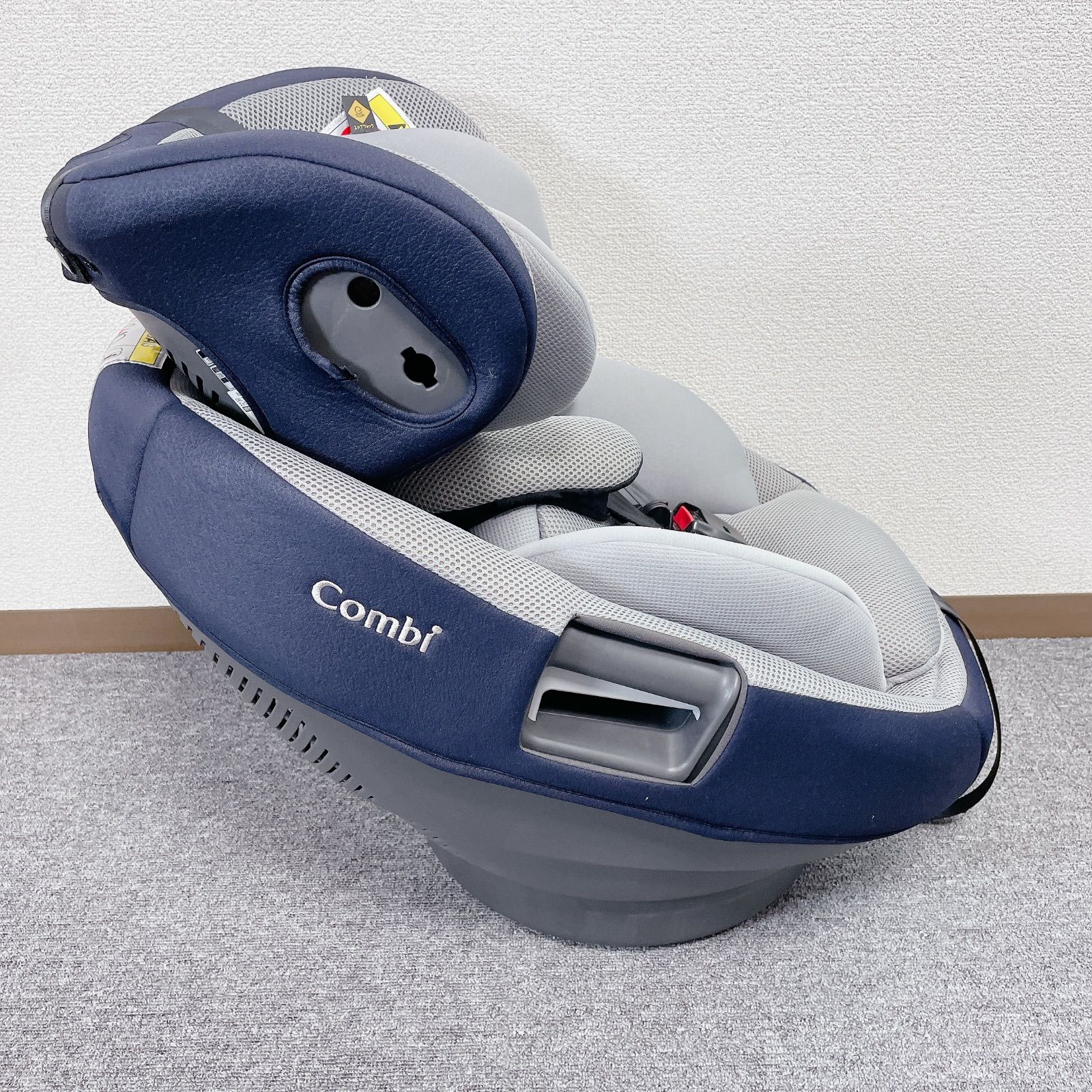 combi THE S Air ISOFIX チャイルドシート カヴァリエーレブルスクーロ ネイビー エッグショック コンビザエス STEELWINDOWSANDDOORS_COM