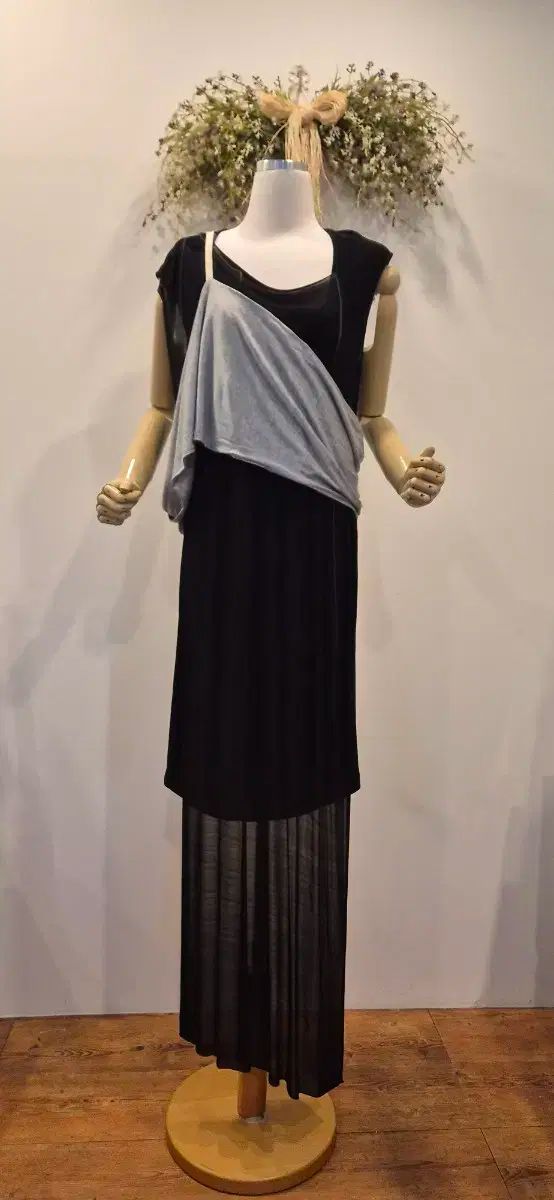 Maison Margiera レイヤードワンピース Maison Margiela(メゾンマルジェラ) S レイヤード ワンピース