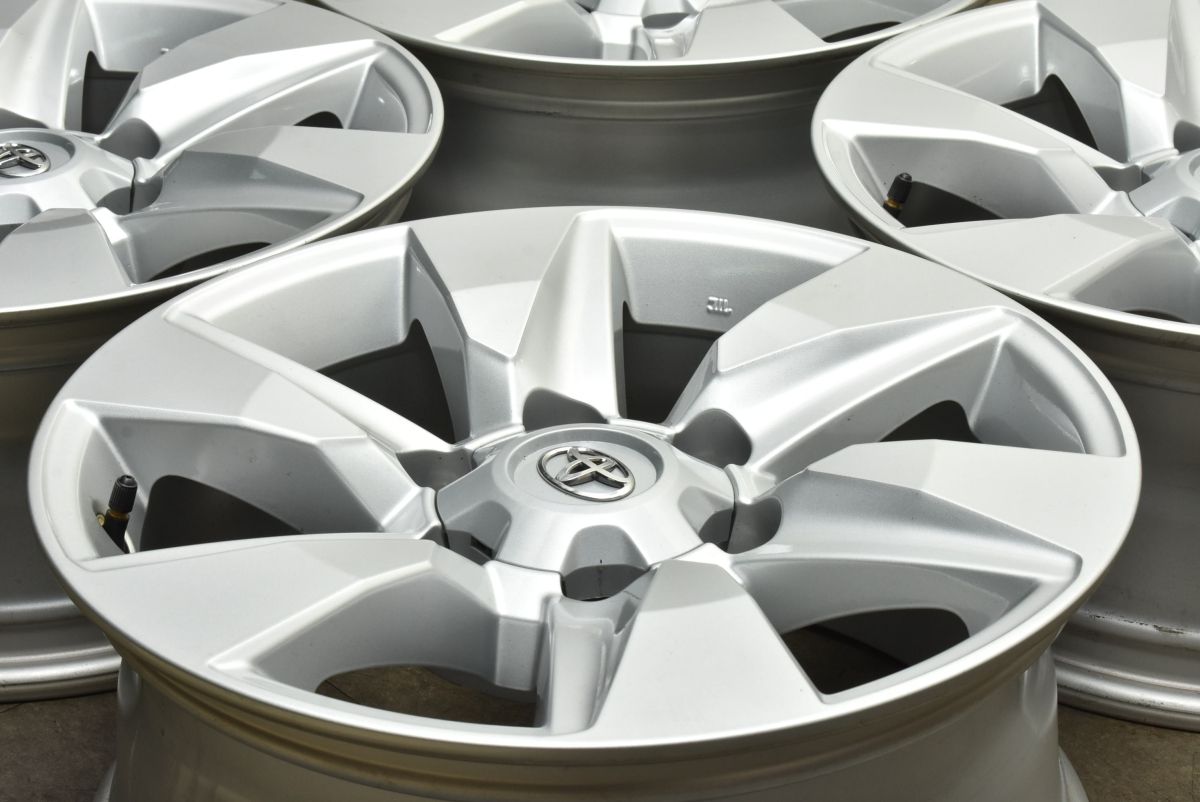 トヨタ 150 ランドクルーザー プラド 純正 17in 7.5J 25 PCD139.7 4本 ハイラックス サーフ 流用 ノーマル戻し スタッドレス用