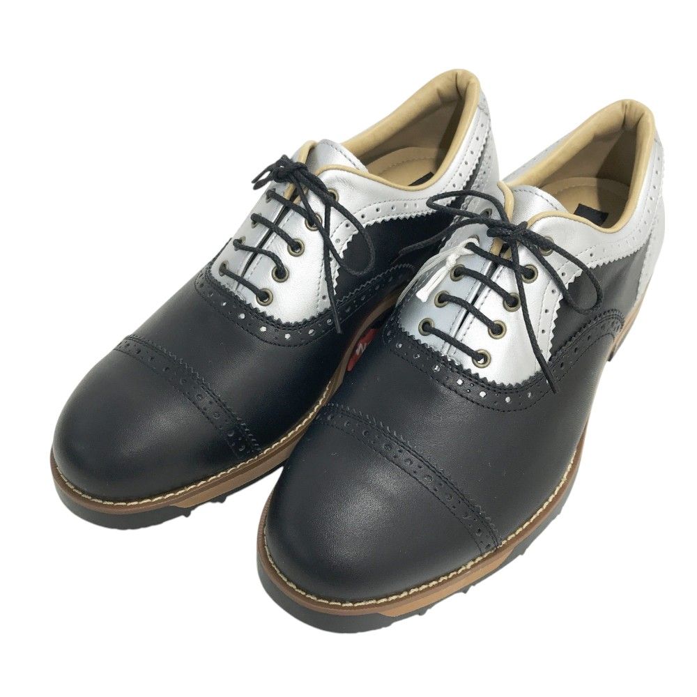 HONMA 本間ゴルフ クラシック ゴルフシューズ 革製 金属スパイク 未使用品 未使用品】ホンマゴルフシューズ HONMA 本間ゴルフ クラシック ゴルフ