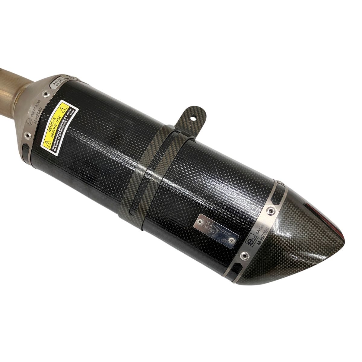 Akrapovic ZX-6R（636G）JMCAスリップオンサイレンサー Akrapovic Slip-On Exhaust Kawasaki ZX6R / ZX636 2009-2025