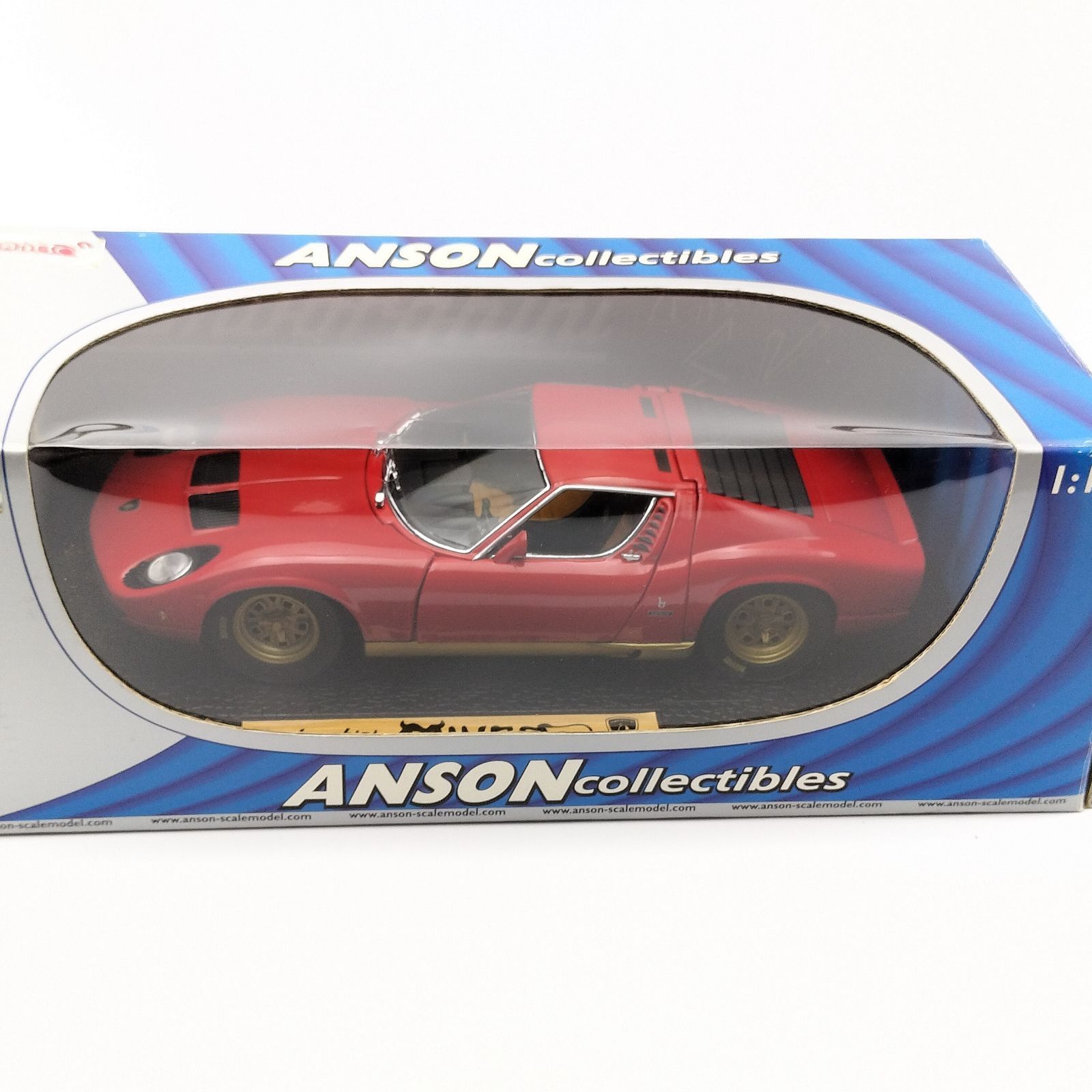 アンソン 1⁄18 ランボルギーニ ミウラ SV レッド ANSON(乗用車)｜売買