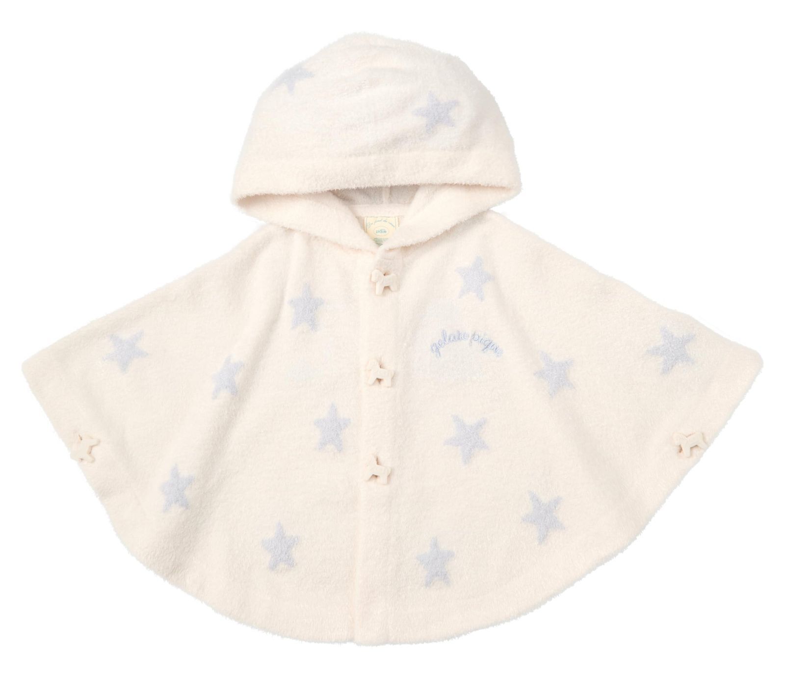 Size 80_Color ブルー ジェラート ピケ BABYスムーズィースターJQDポンチョ PBNT241413 BLU