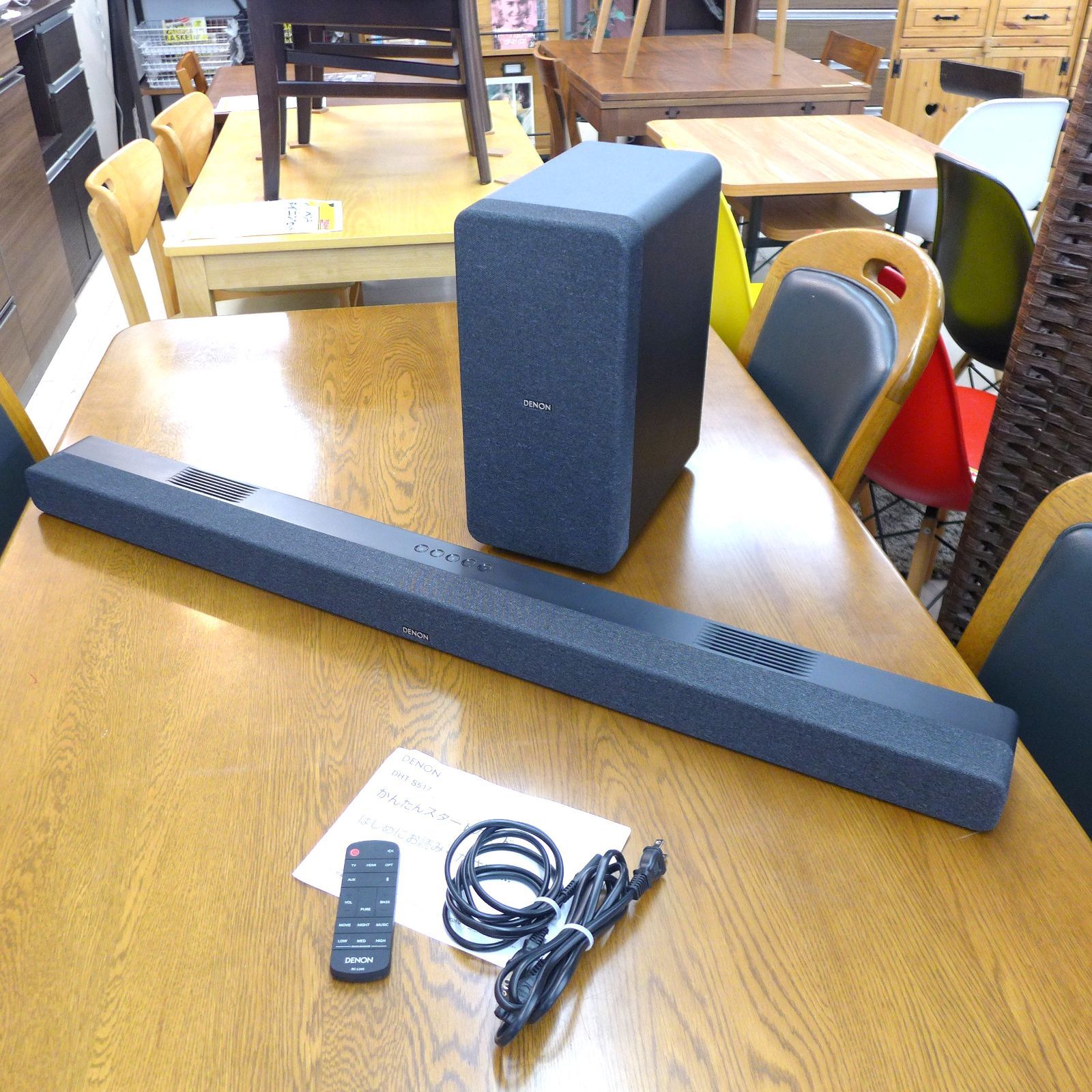 DENON デノン DHT-S517 サウンドバー 製 箱無し 公田店