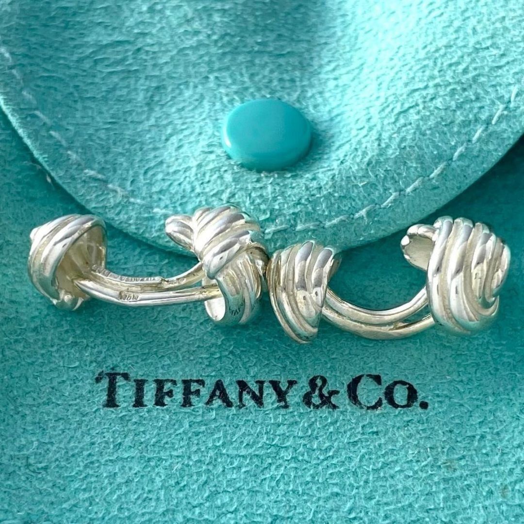 オールドティファニー ツイスト ノット カフス シルバー 925SE1fe