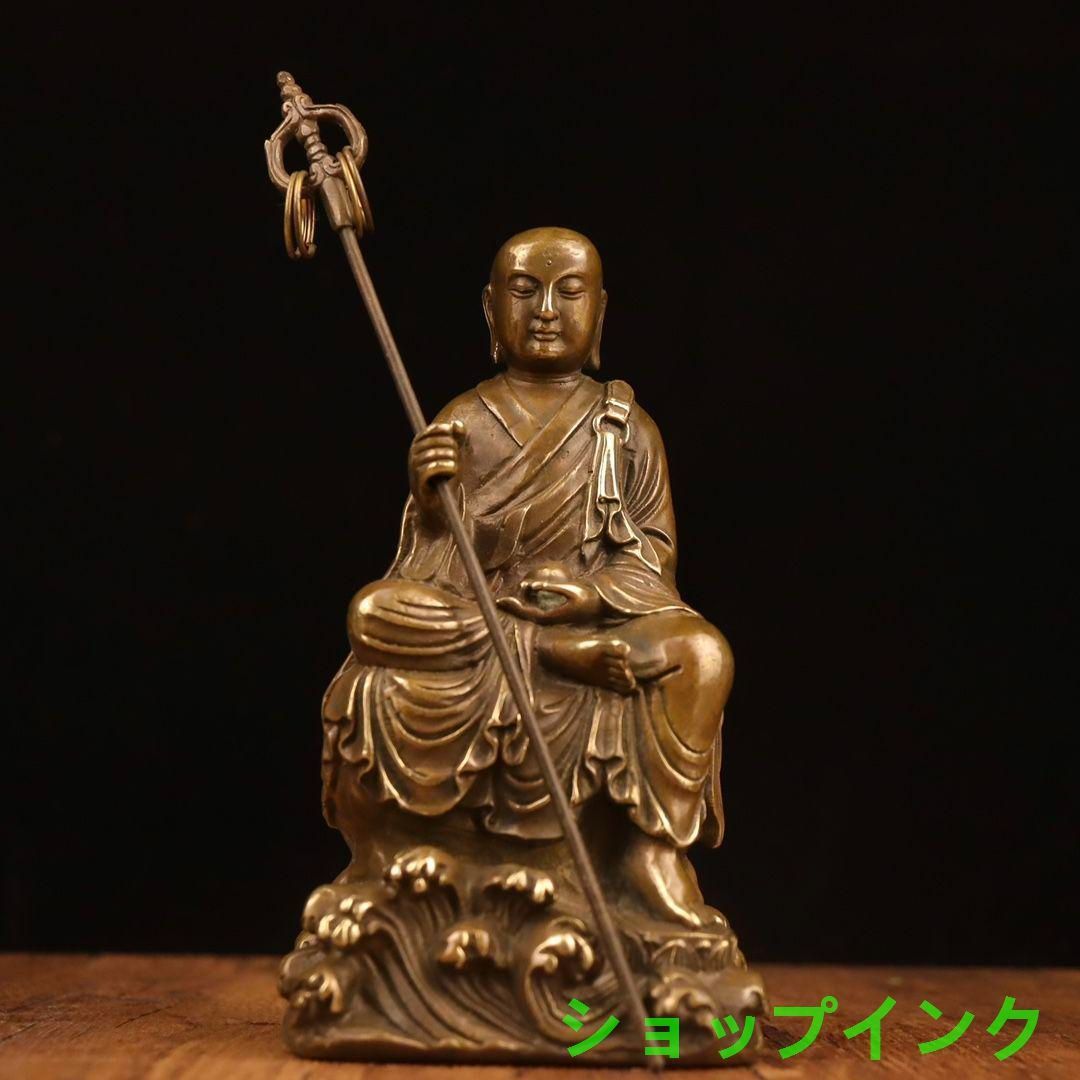 仏教美術 菩薩 観音 銅製 仏像 彫刻 置物 開運 風水 地蔵 菩薩 観音 銅製 仏像 彫刻 置物 開運 風水 鎮宅辟邪 - メルカリ