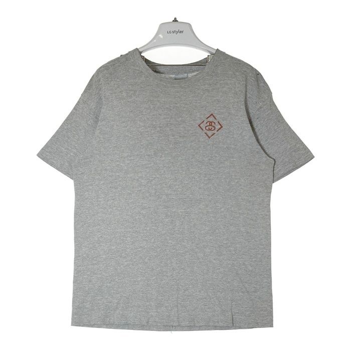 ☆STUSSY ステューシー 銀タグ USA製 シングルステッチ サッカー