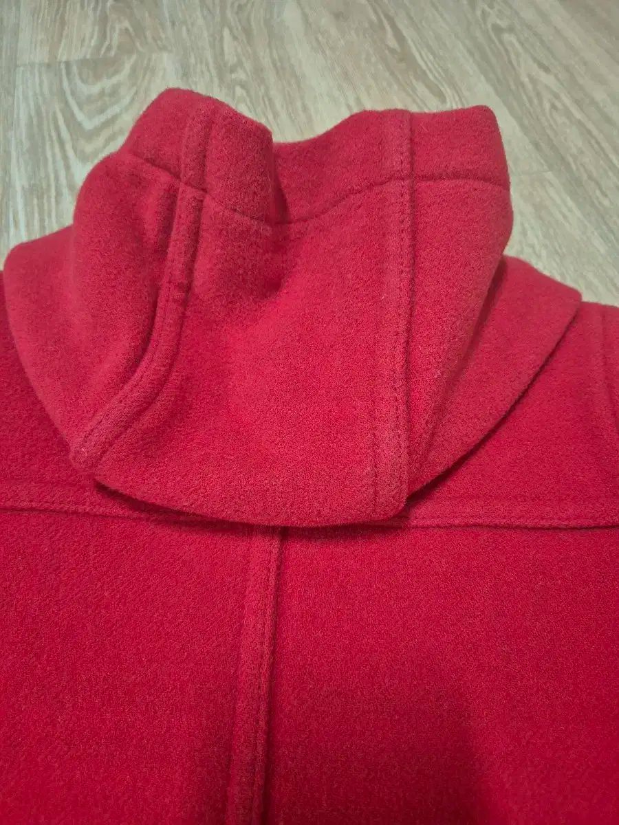  バーバリーキッズ 赤 トグルボタン コート 6 y その他 ジャケット ブルゾン