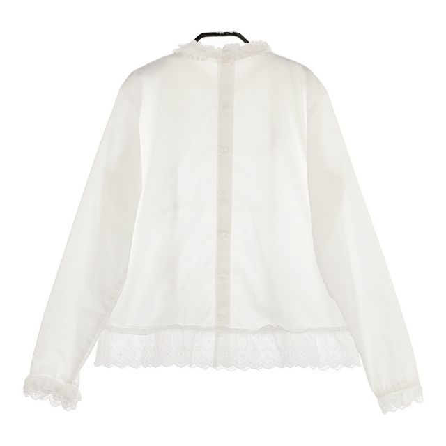 BEAMS BOY/TORI-TO スカラップ レース フリル ブラウス シャツ