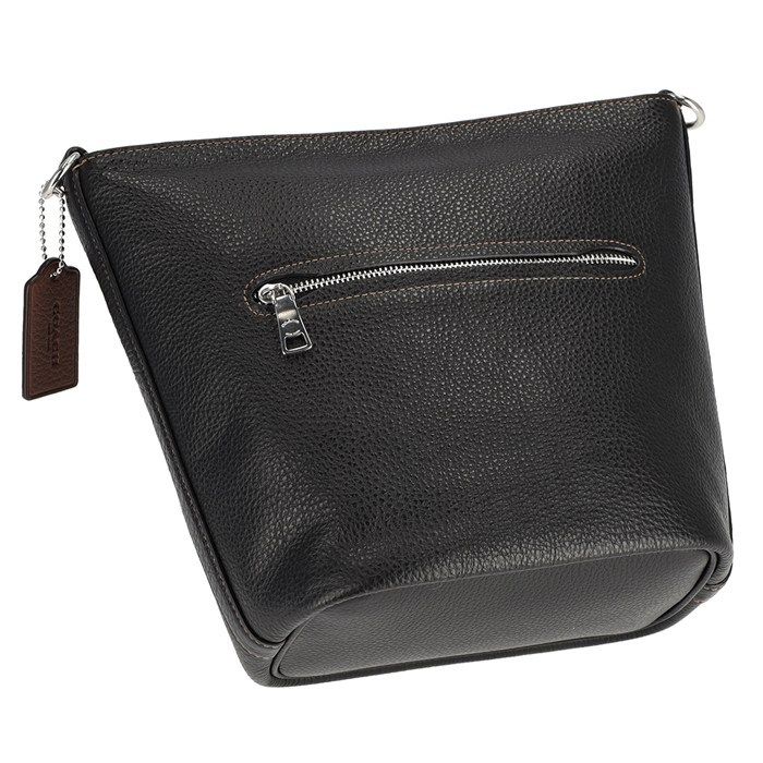 コーチ COACH ショルダーバッグ メッセンジャーバッグ ロゴ ローガン ダッフルバッグ CH248 SVA47 2025AW ブラック レザー シルバー金具
