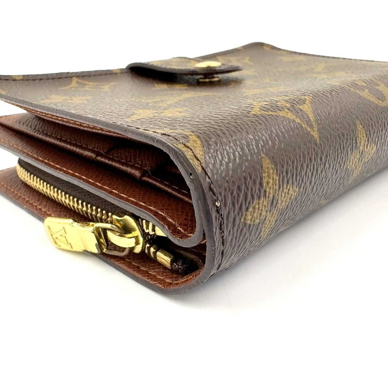 ブラウン 二つ折り財布