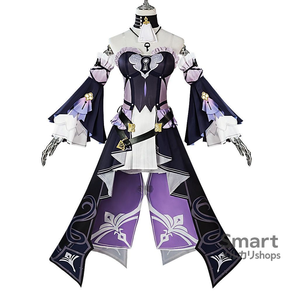 コスプレ 衣装 崩壊スターレイル 黒塔 ハッカータワー風 ドレス ゲーム アニメ キャラクター 仮装 舞台 コスチューム レディース M251014-5