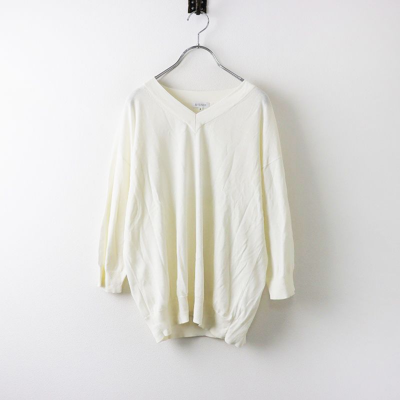 【美品】MACKINTOSH PHILOSOPHY 5部袖ニット 38 フラッフィーVネックニットプルオーバー(トップス)｜MACKINTOSH