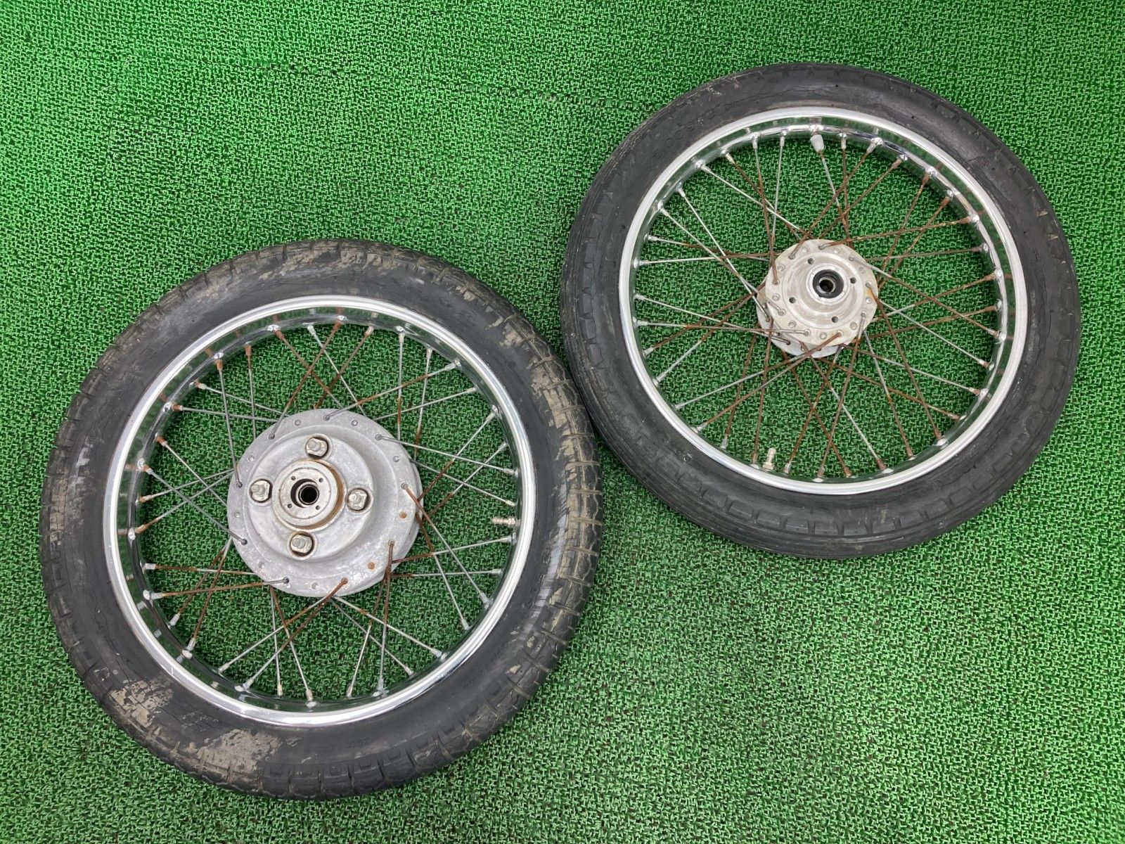 旧CB400FOUR ヨンフォア　ホイール&タイヤ　前後セット cb400f 旧ヨンフォア 純正ホイール 前後 希少 【公式通販】