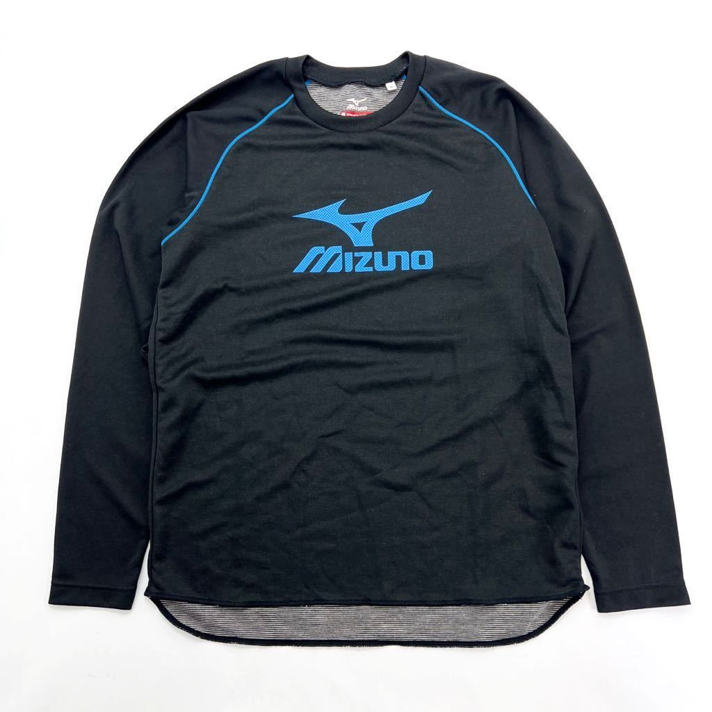 驚きの破格値，低価 MIZUNO ☆ 吸湿発熱素材◎ 暖かい◎ ブラック 長袖 Tシャツ ブラック ブルー メンズ S スポーツ トレーニング ミズノ ブレスサーモ■AJ212 その他