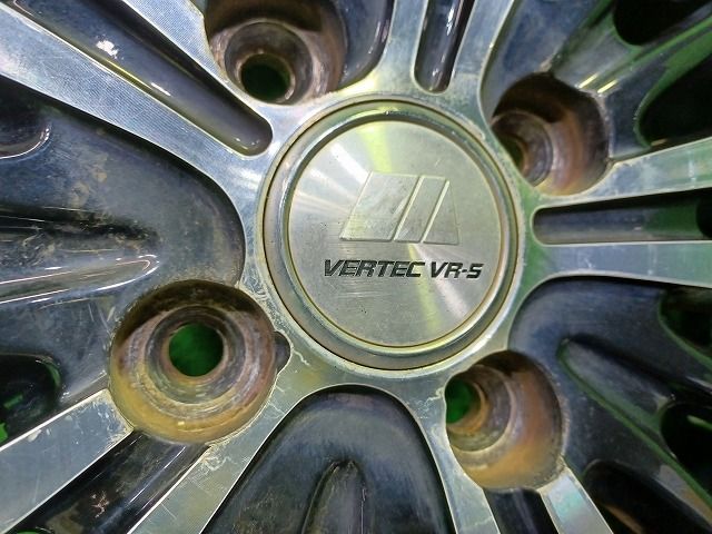 社外 ヴァーテックVR-5 15ｲﾝﾁ 4.5J 4穴 4本 100 43