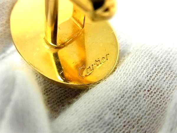 Cartier カルティエ カフス タイピンセット 2C オーバル - ゴールド ブラック メタル メンズ