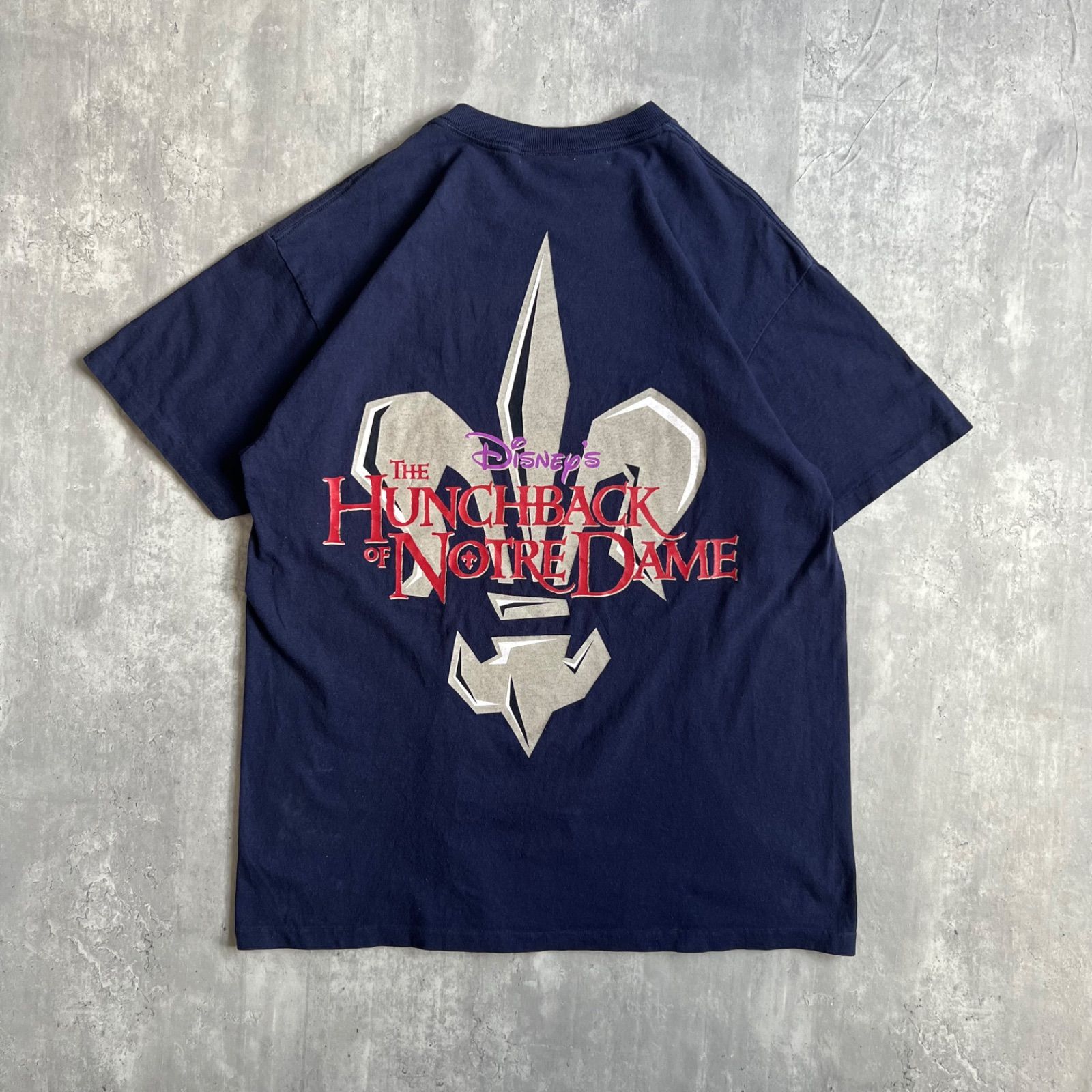 90s Disney Vintage ディズニー公式 ノートルダムの鐘 USA製 S/S TEE L