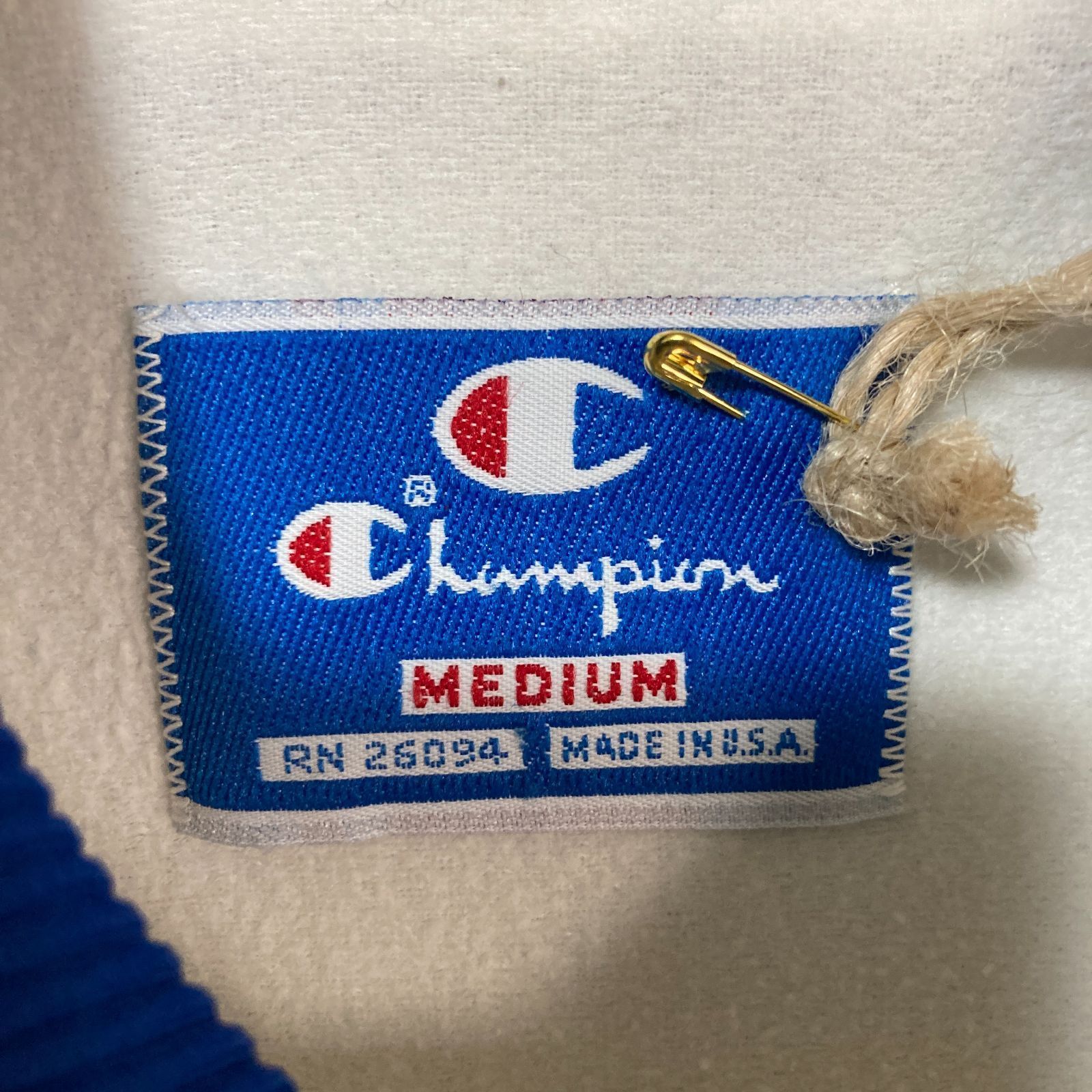 80s USA製 Champion チャンピオン ナイロンジャケット スナップボタン 