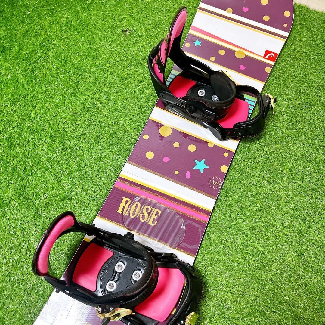 53【レディース3点・ブーツ極美品】HEAD 142cm 24cm スノーボード 53【レディース3点・ブーツ極美品】HEAD 142cm 24cm スノーボード