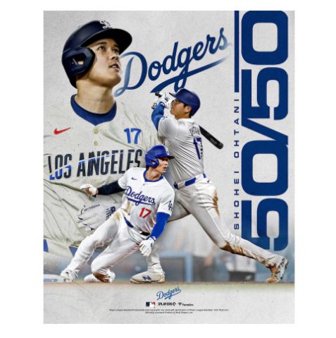 MLB ドジャース 大谷翔平 50-50達成記念 ゴールドコイン 記念品 ボロ 