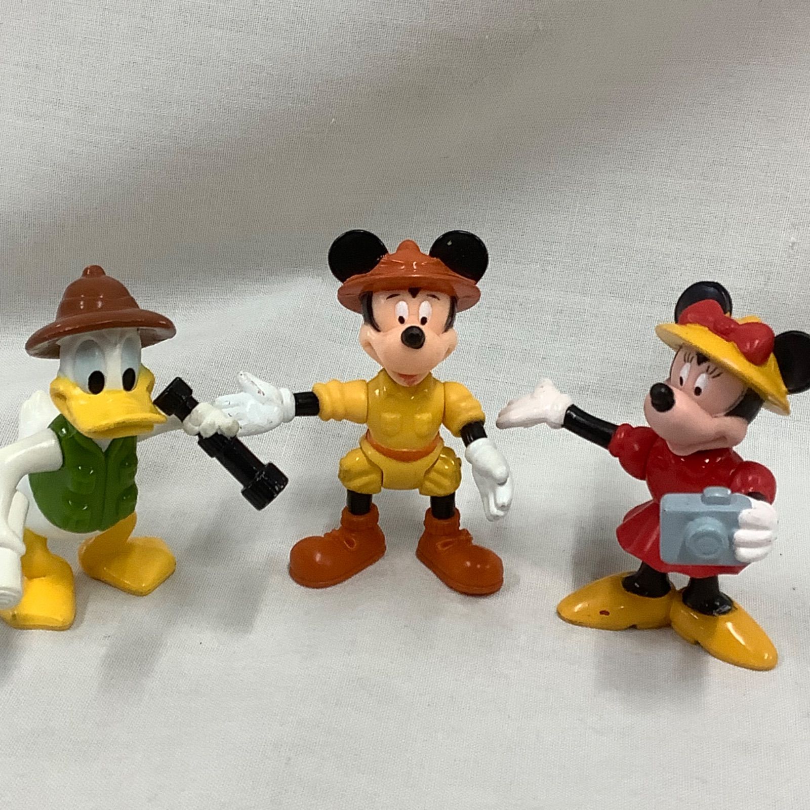 中古 ビンテージ ミッキー＆ミニー＆ドナルド＆プルート ソフビ ４体セット ビンテージ ミッキー＆ミニー＆ドナルド＆プルート ソフビ 4体