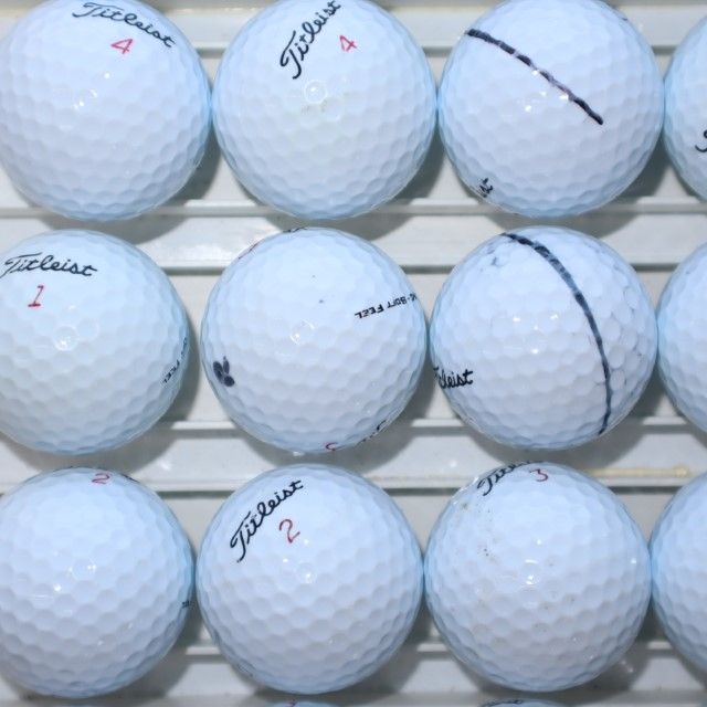 25個 タイトリスト HVC ソフトフィール Bランク TITLEIST  soft feel 中古 ロストボール 送料無料