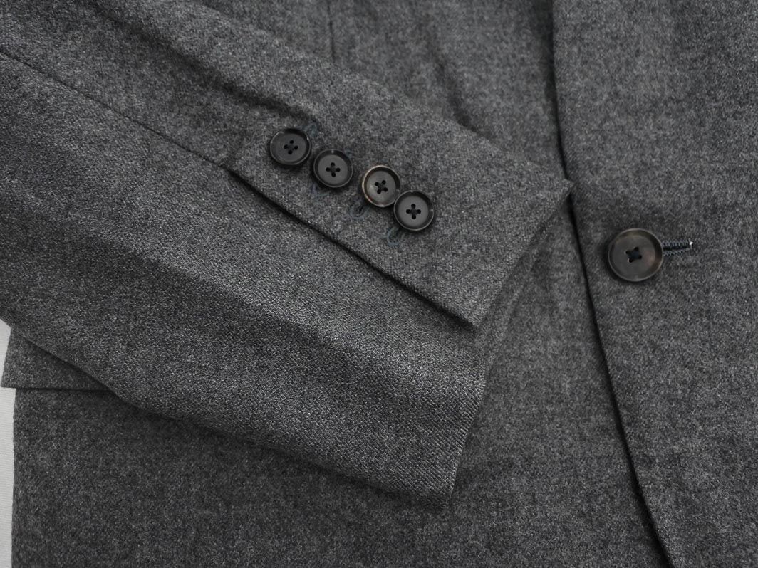 SHIPS シップス ウール混 テーラード ジャケット size44/グレー
