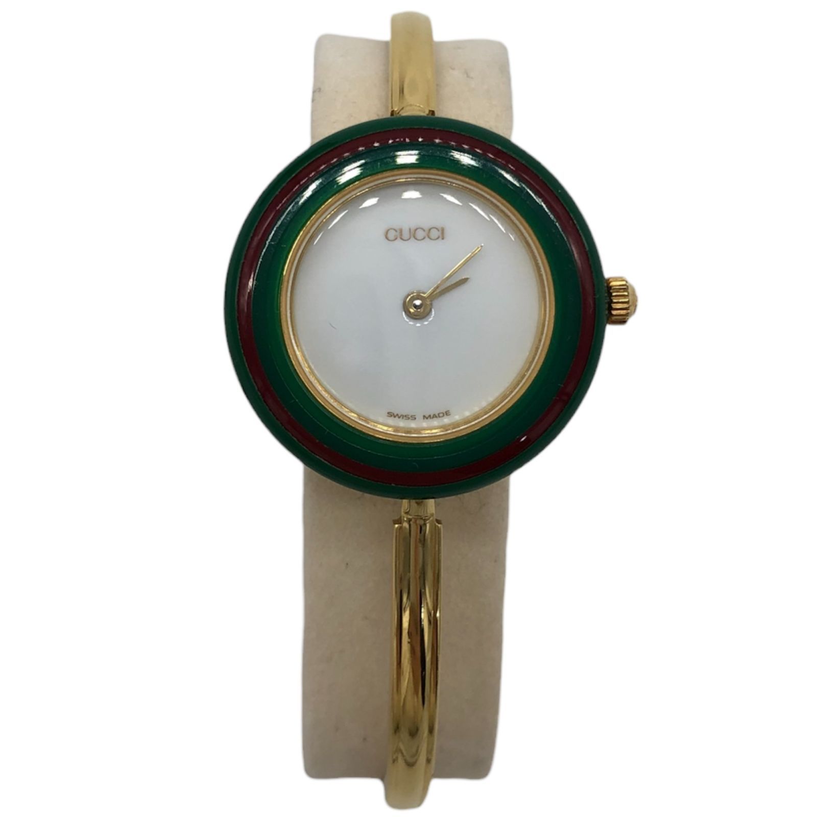 Gucci チェンジベゼル腕時計　美品 高価買取】【GUCCI】グッチ 11/12.2 チェンジベゼル レディース