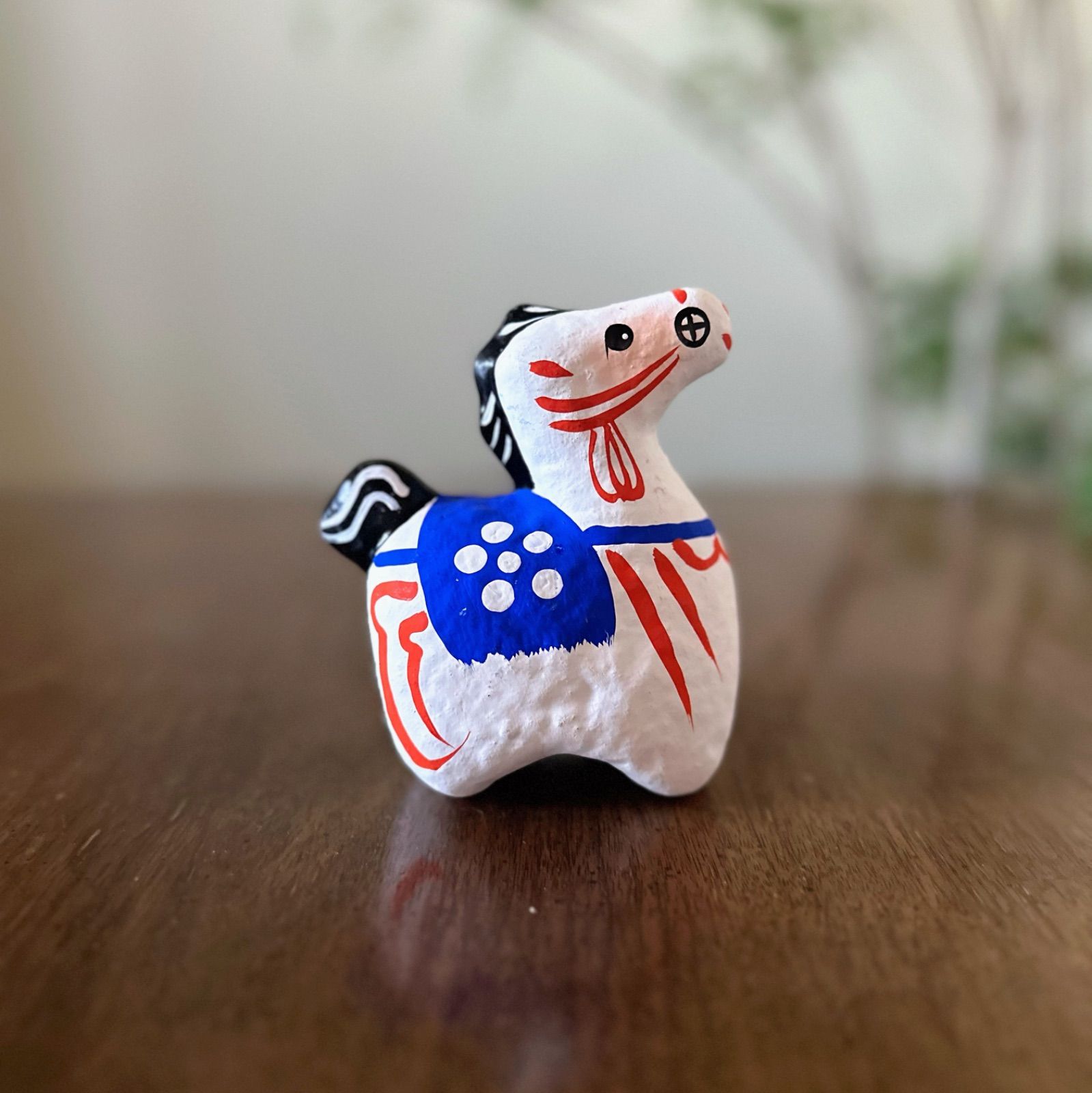 状態良好◇三春張り子 馬 高柴デコ屋敷 彦治民芸 張子人形 三春張子