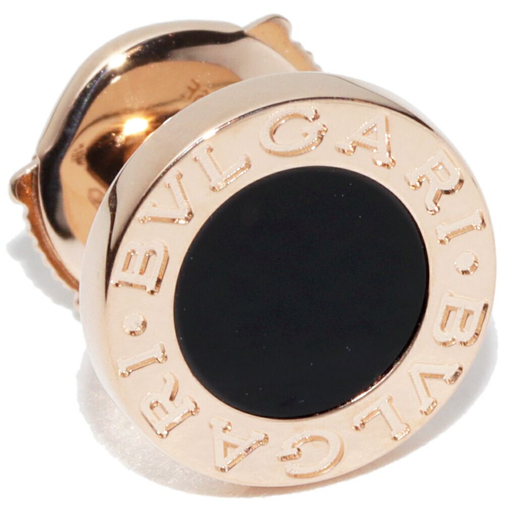 ブルガリ・ブルガリ シングルピアス k18 オニキス ブルガリ(BVLGARI)ブルガリ シングルピアス オニキス (片耳