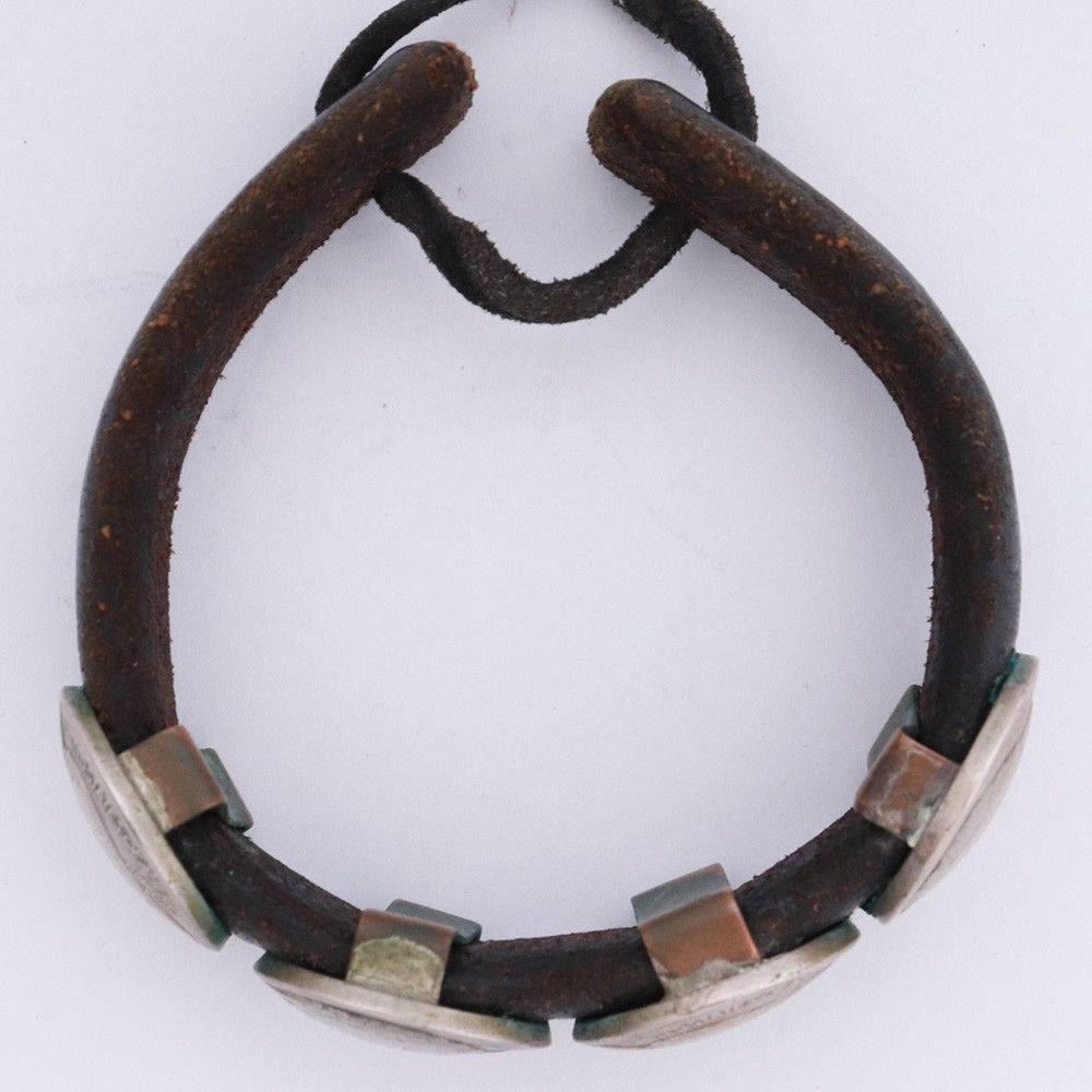 ゴローズ goro's 5セント コンチョ レザーブレスレット バングル