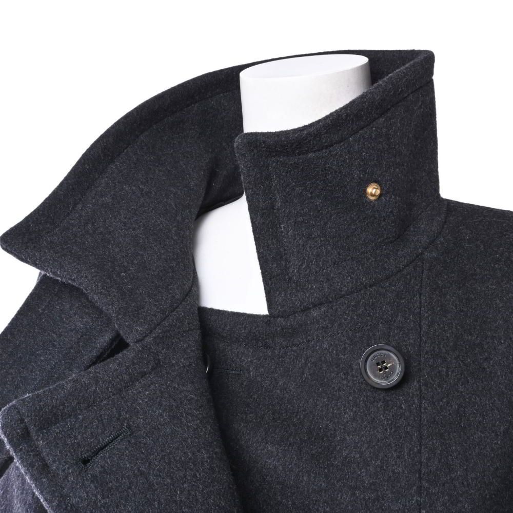 GUCCI カシミヤ混 ハイネック コート - メルカリ 