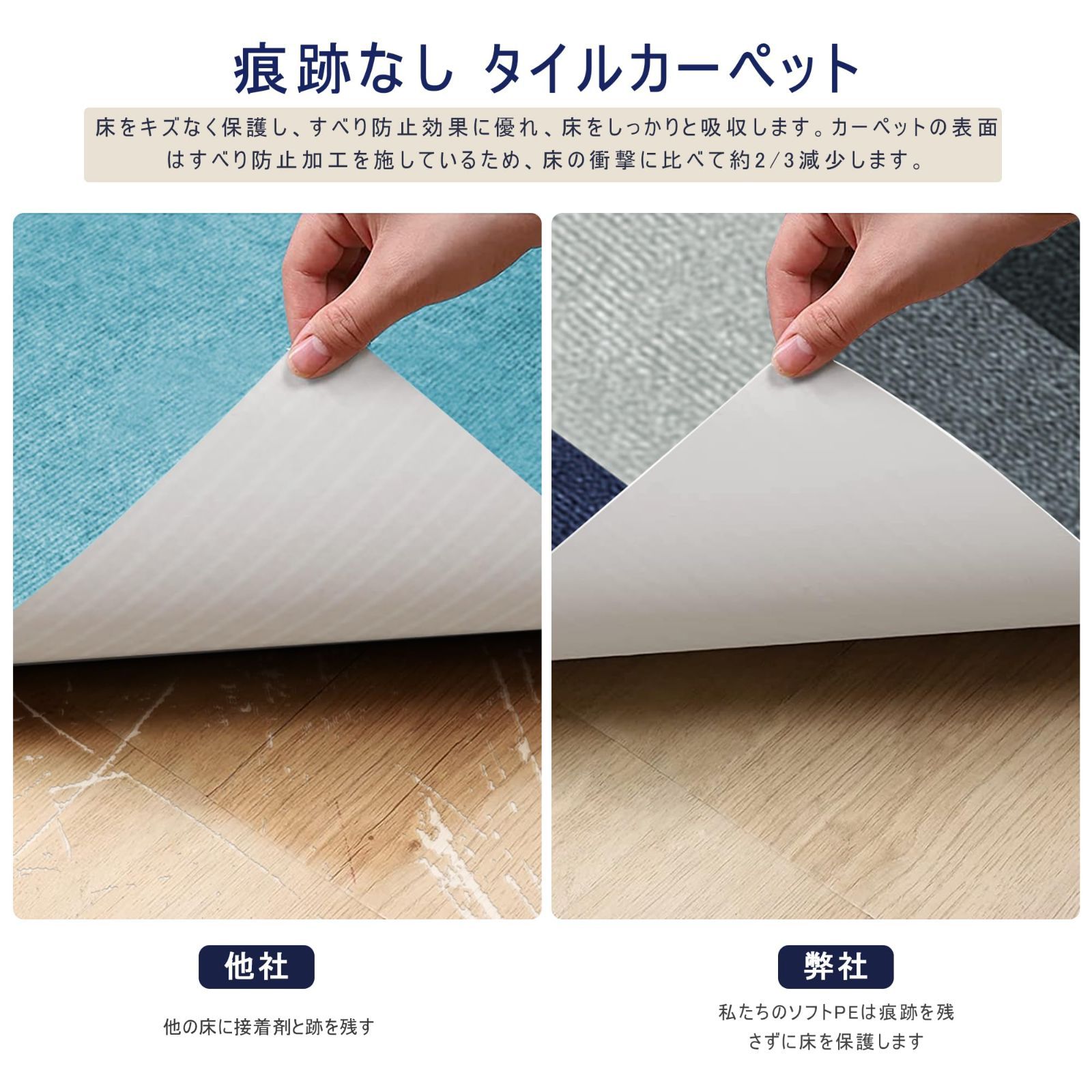 床の保護と装飾