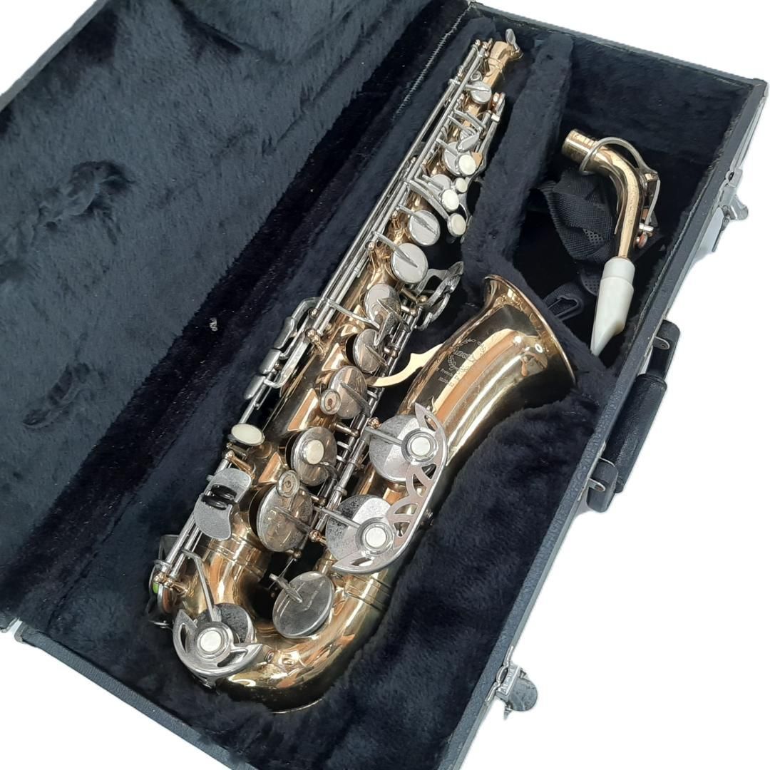 Maxtone ゴールド アルトサックス ハードケース付 マウスピース ジャンク
