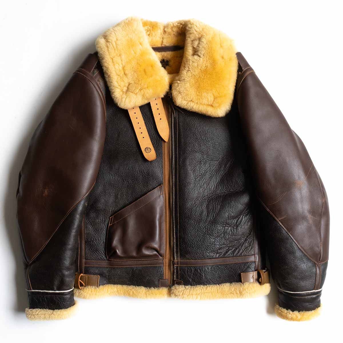 大戦モデル】BUZZ RICKSON'S 【B-3 ムートン フライト ボンバー