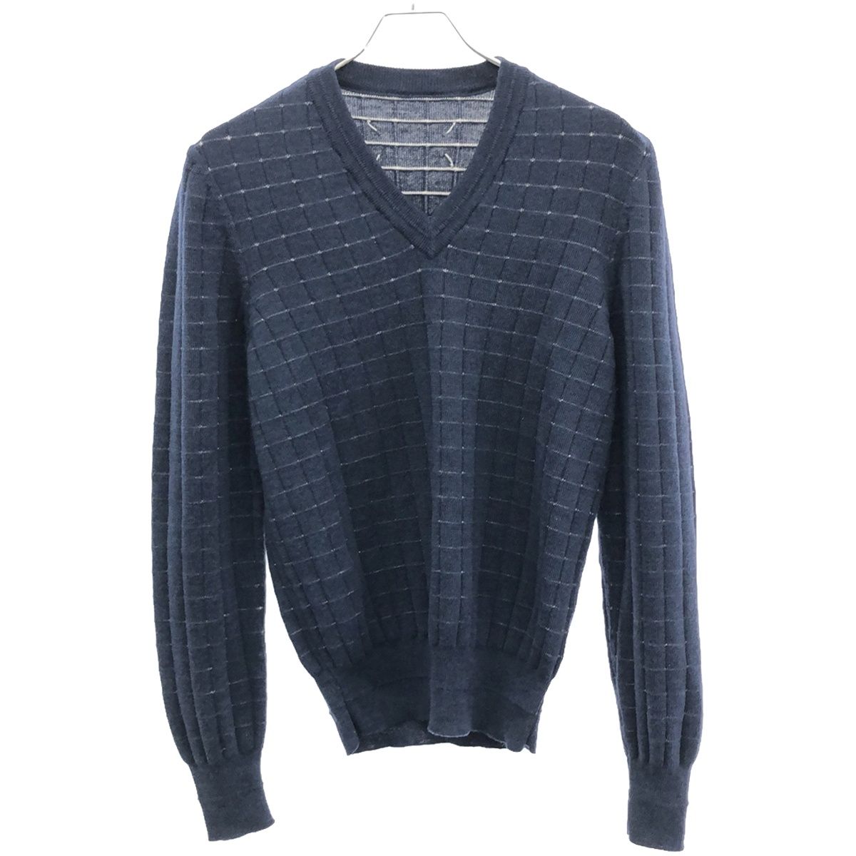 【美品】Maison Margiela メゾンマルジェラ14AW ネイビーニット Maison Martin Margiela 14 メゾン マルタン マルジェラ 14 13AW V