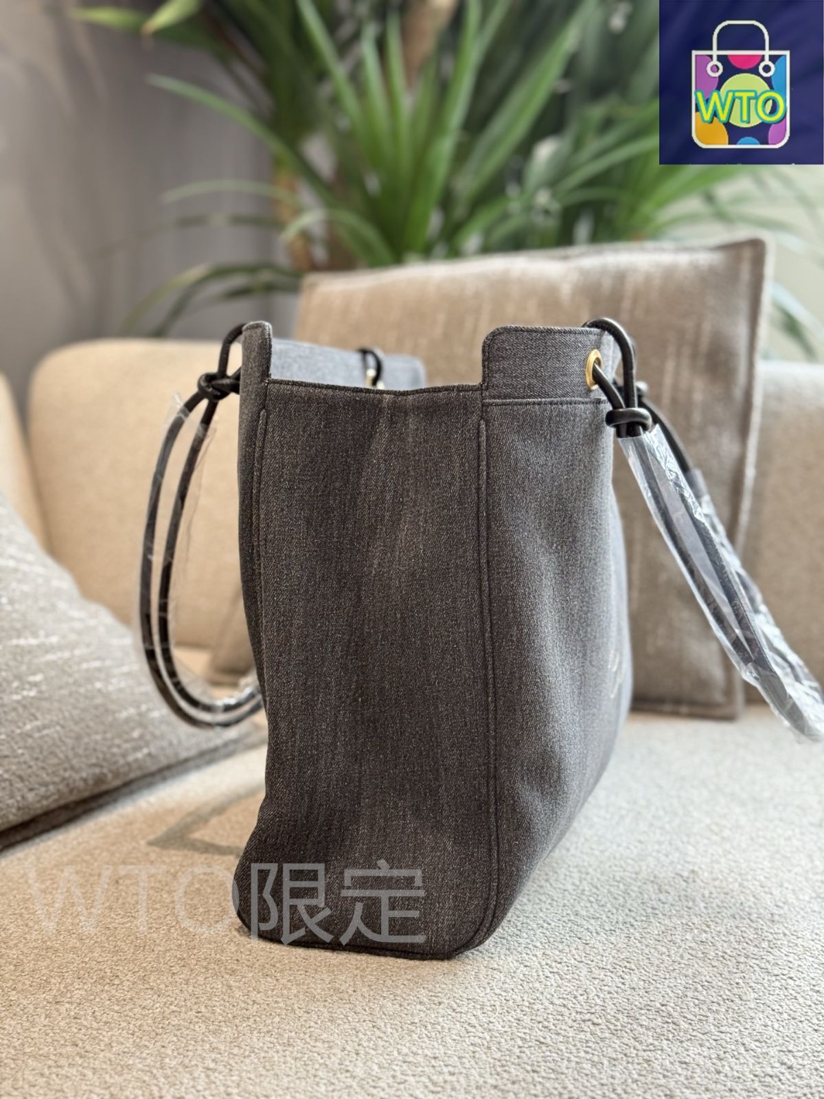 今日特価】Chanel シャネル デニム トートバッグ-WTO輸入2
