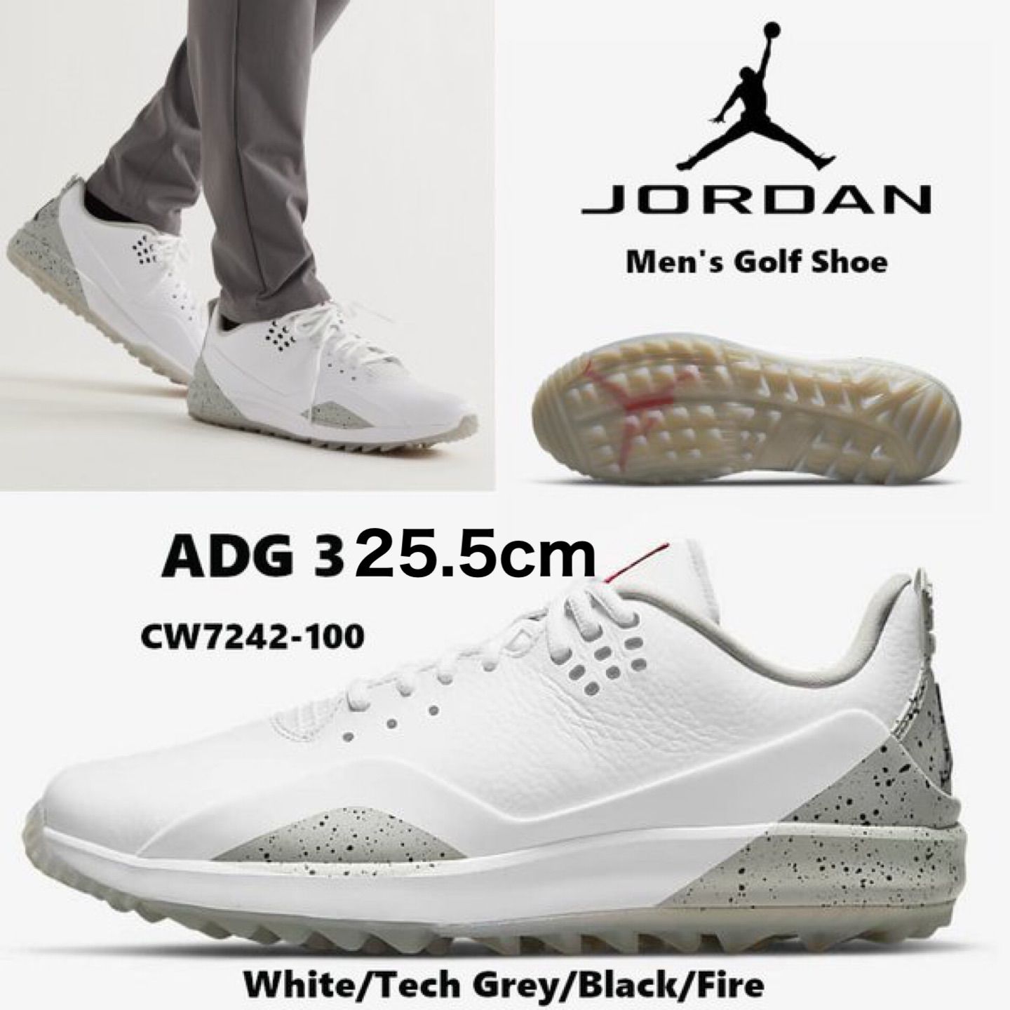 ジョーダン　ゴルフ　adg3 Jordan ADG 3 White Tech Grey for Sale | Authenticity