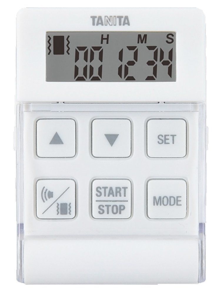 商品 タニタ 勉強 学習 タイマー ストラップ付き バイブレーション機能 24時間 ホワイト TD-370N WH