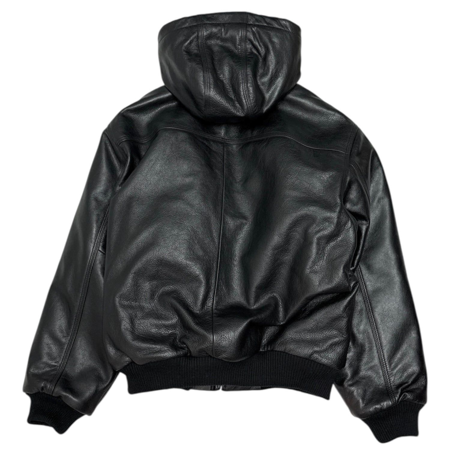 Supreme x Dickies Hooded Leather Jacket