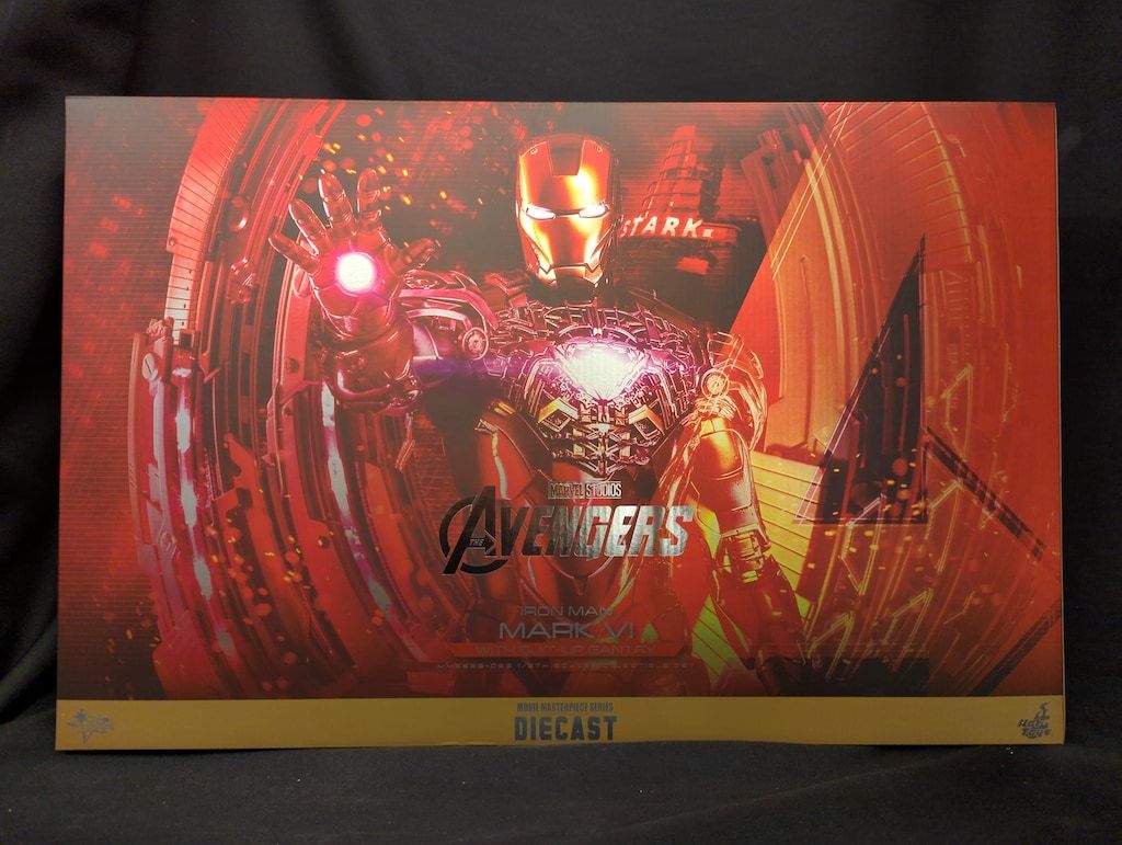 HOTTOYS MOVIE MASTERPIECE DIECAST IRON MAN MARK 6 2.0版 パワードスーツ装着機付き