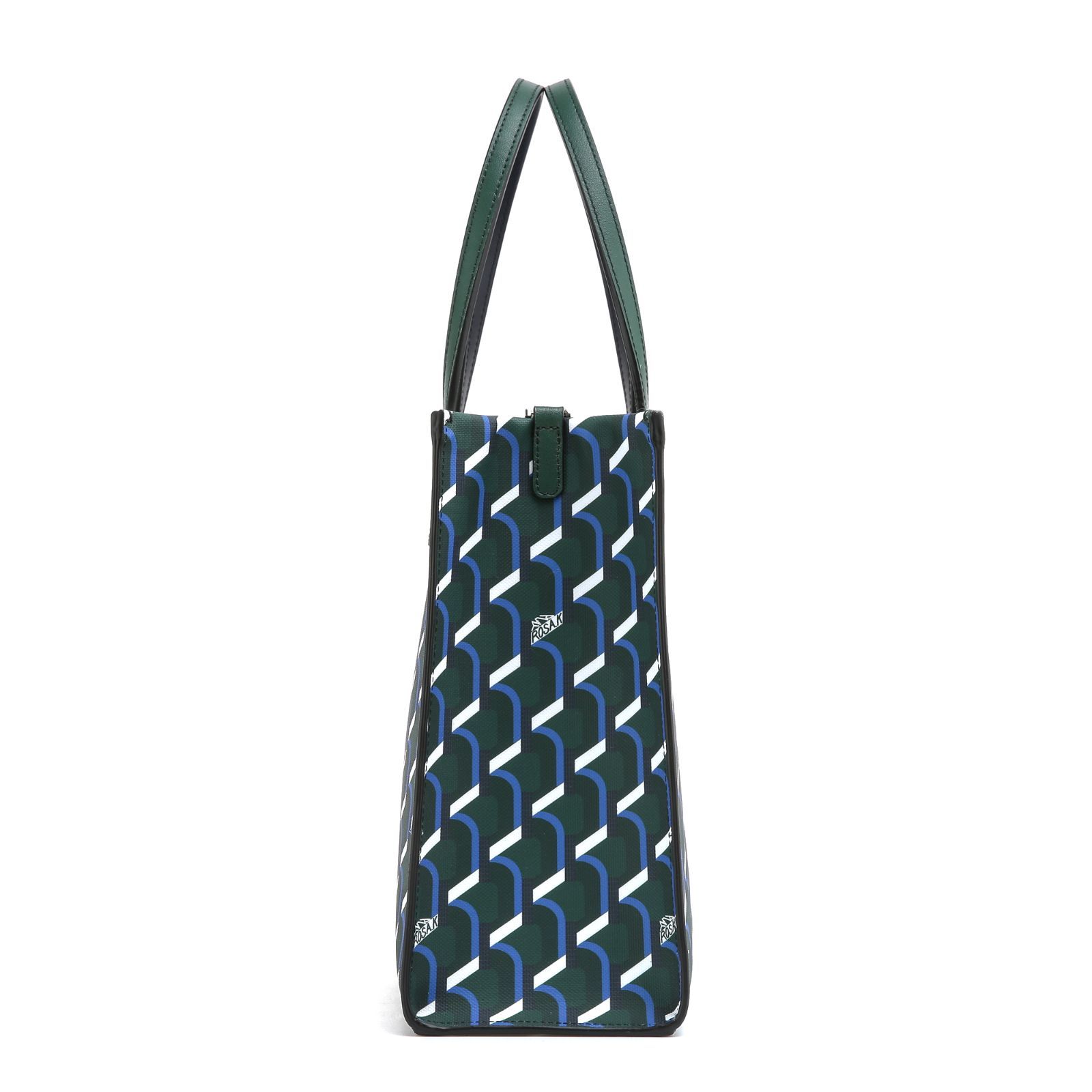 7】ROSA.K CABAS MONOGRAM DAY TOTE BAG BLUE MOUNTAIN sizeLL