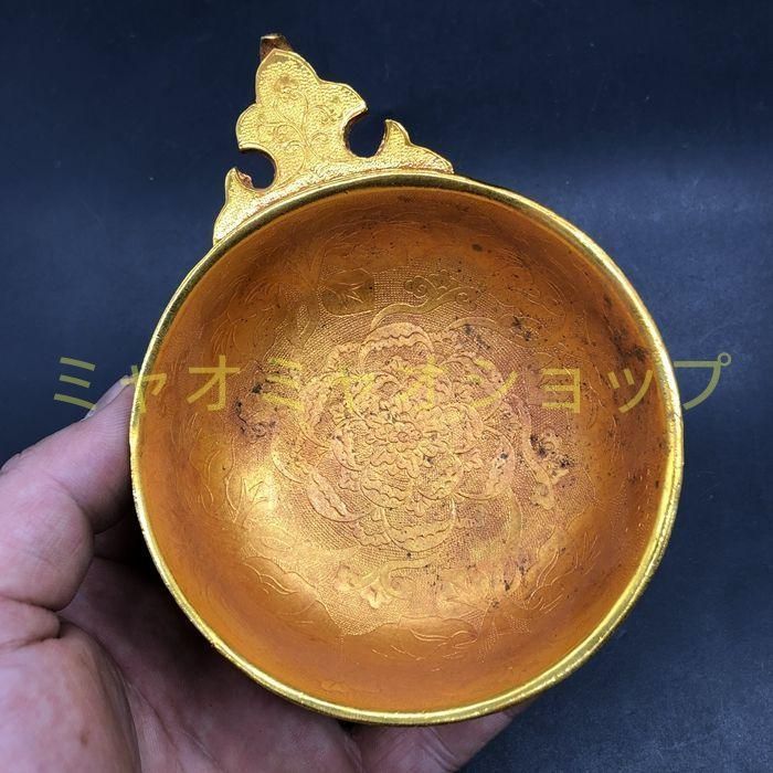 銅器 花開富貴杯 客間 玄関 装飾品 工芸品 置物 最新作，定番 銅器