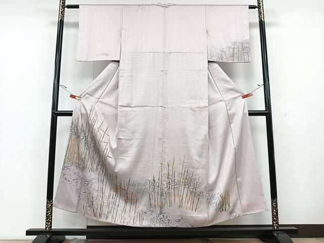 平和屋着物●訪問着　草木文　暈し染め　正絹　逸品　CAAU2452yc 平和屋着物○訪問着 草木文 暈し染め 正絹 逸品 CAAU2452yc