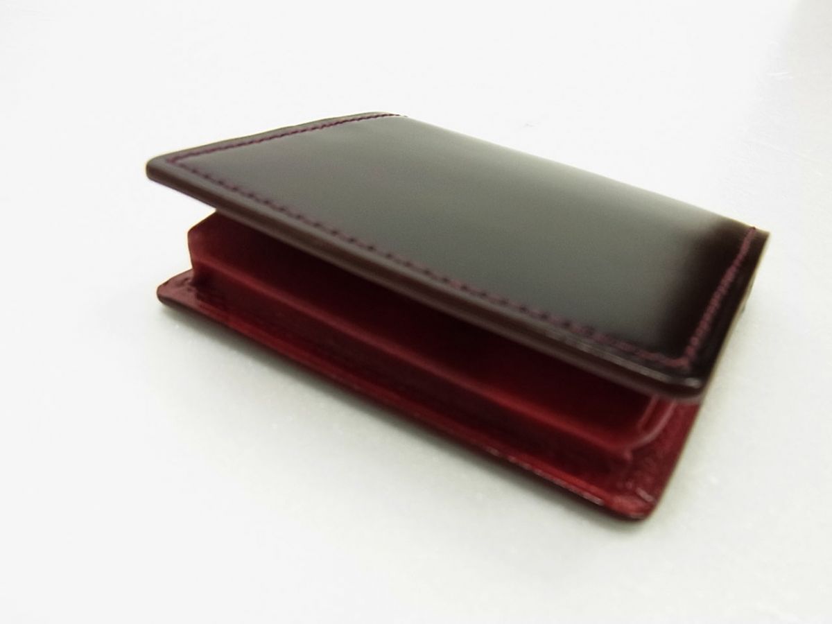 ☆未使用☆CYPRIS キプリス コードバン コインケース 小銭入れ 新品 定価19,800円☆CYPRIS キプリス コードバン＆シラサギレザー